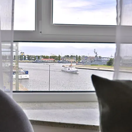 Sunset - Concha - Parking - Widok Na Port! Apartment Swinoujscie